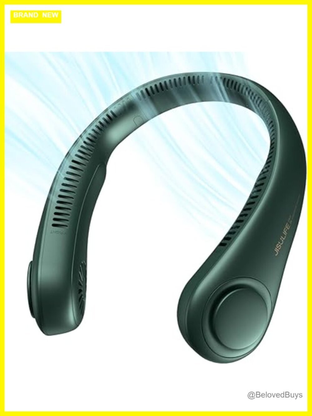 Portable Neck Fan, Hands-Free Bladeless Wearable Fan, 5 Speeds, 4000mAh